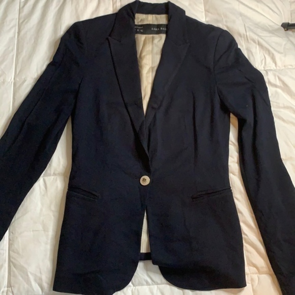 Zara Basic Suit Jacket - image 1